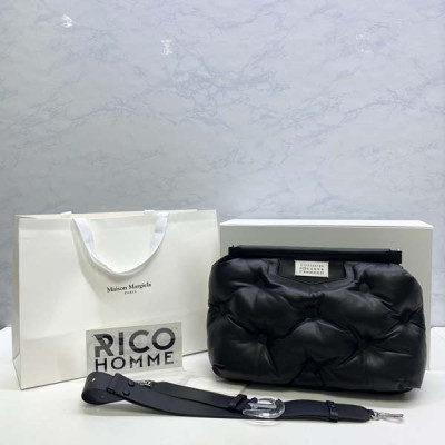 마르지L라 글램 램스킨 슬램 백 (3color)