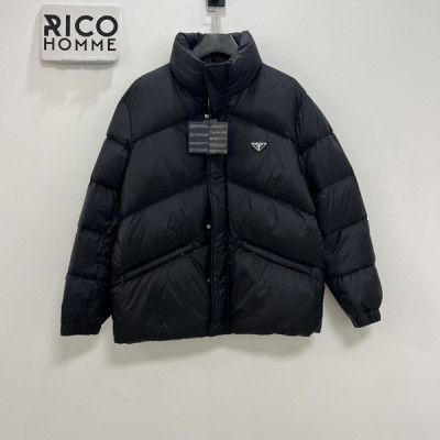 프RA다 트라이앵글 사선 다운 패딩 (PREMIUM)