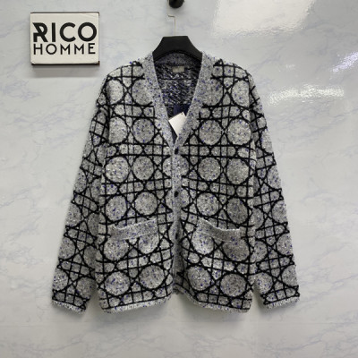 D올 까나쥬 코튼 캐시미어 블렌드 자카드 스웨터 니트 & 가디건  (1:1 HIGH PREMIUM)