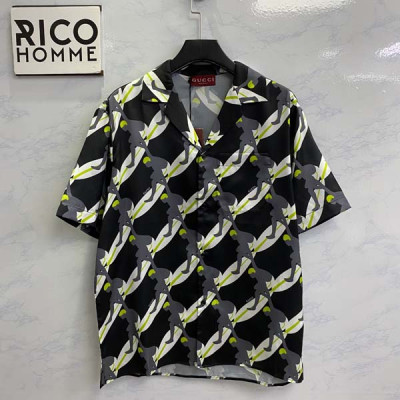 9찌 2025 인피니티 울오버 서퍼 프린트 반팔 셔츠 & 하프팬츠 (PREMIUM)