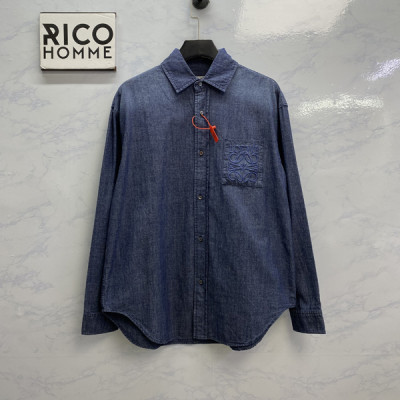 로E베 애너그램 워시드 샴브레이 셔츠 (1:1 HIGH PREMIUM)