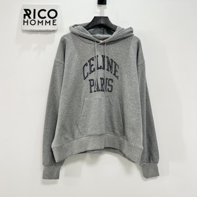 CEL*NE 우먼 파리 플로킹 후드티셔츠 (PREMIUM)