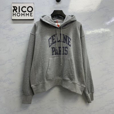 CEL*NE 우먼 파리 플로킹 후드티셔츠 (PREMIUM)