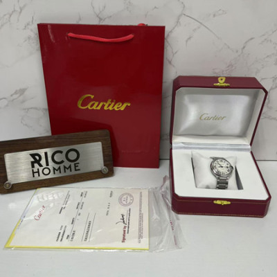 까르*에 발롱블루 스틸 미디움 36mm 1:1 최상급 (싱크 97.6%)