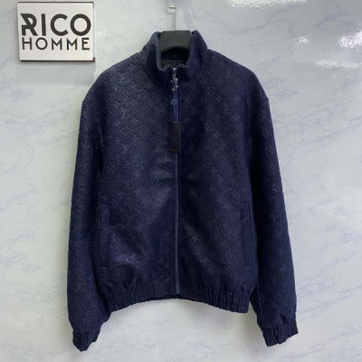 루이B통 모노그램 부클레 지퍼 울 블루종 자켓 (1:1 HIGH PREMIUM)