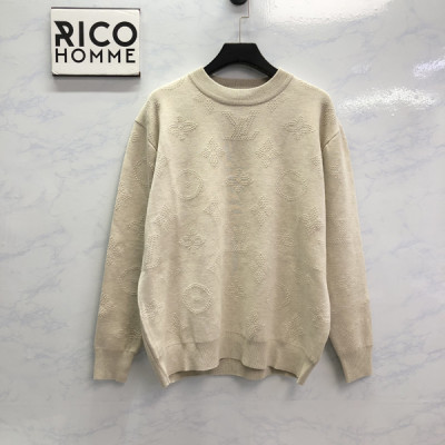 루이B통 모노그램 엠보스드 톤온톤 니트 스웨터 (1:1 HIGH PREMIUM)