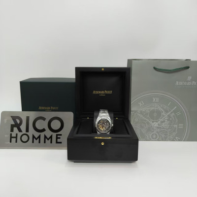 오데*피게 로얄오크 15407 더블 밸런스 휠 오픈워크 스켈레톤 41mm 1:1 최상급 (싱크 96.3%)