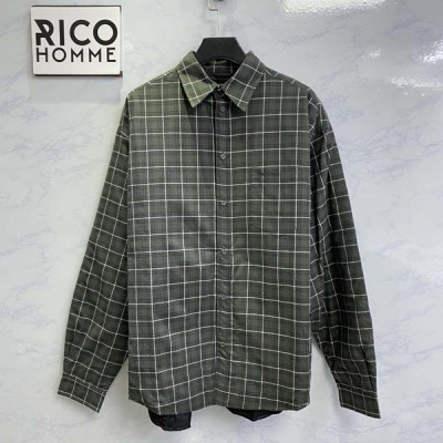 발렌시A가 웰론 체크 패딩 셔츠 (PREMIUM)