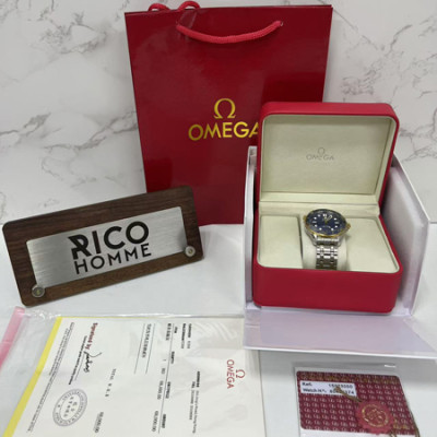 OM*GA 씨마스터 다이버 300M 청판 옐로우골드 콤비 42mm 코-엑시얼 1:1 최상급 (싱크 98.9%)