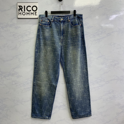 발렌시A가 울오버 로고 데님진 (PREMIUM)