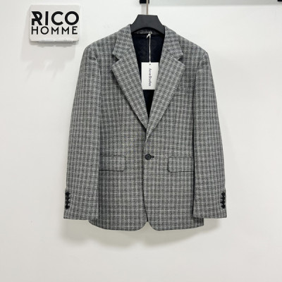 ACN 브레스티드 피티드 울 수트 자켓 & 팬츠 (PREMIUM)