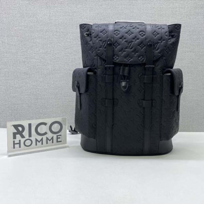 루이B통 크리스토퍼 모노그램 토뤼옹 소가죽 백팩