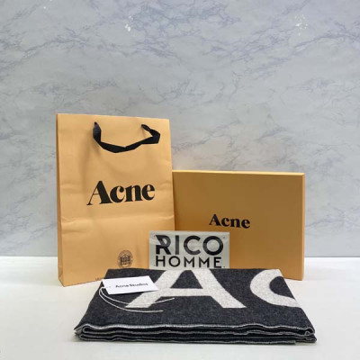 ACN 로고 자카드 울 스카프 (PREMIUM)