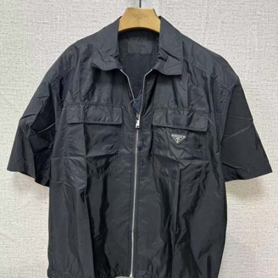 프RA다 리나일론 지퍼 반팔 셔츠 (1:1 HIGH PREMIUM)