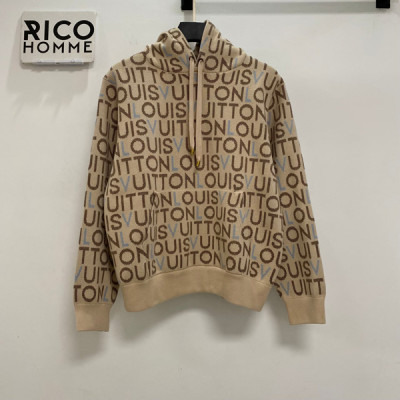 루이B통 LV 메이즈 자카드 시그니처 후드티셔츠 (PREMIUM)