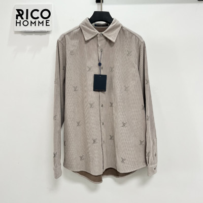 루이B통 LV 엠벨리시드 코듀로이 셔츠 (PREMIUM)