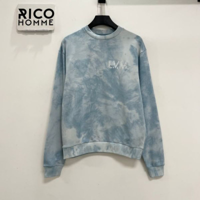 루이B통 시그니처 타이다이 워싱 맨투맨 티셔츠 (PREMIUM)