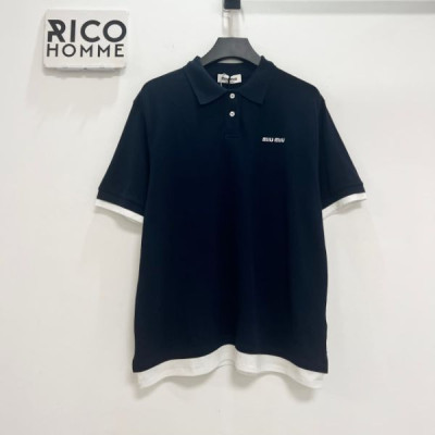 미*미* 레이어드 피케 폴로 반팔 티셔츠 (1:1 HIGH PREMIUM)