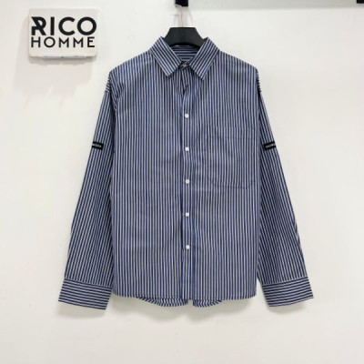 발렌시A가 스트라이프 택 롱슬리브 셔츠 (PREMIUM)