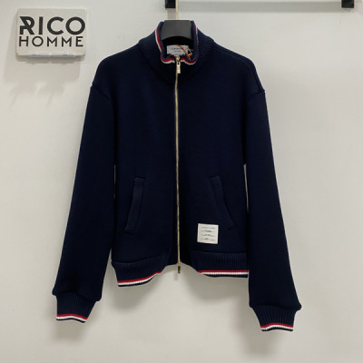 톰*라운 루프백 RWB 스트라이프 니트 자켓 (PREMIUM)