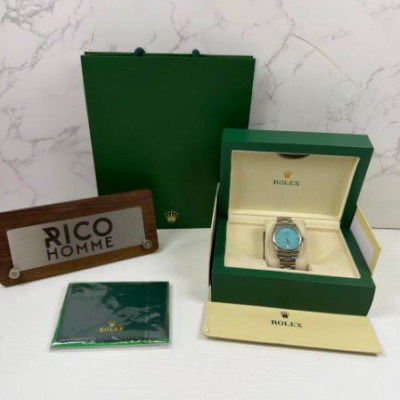 롤*스 오이스터 퍼페츄얼 터콰이즈블루 다이얼 36mm 1:1 최상급 (싱크 99.8%)