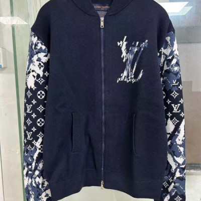 루이B통 블렌드 니트 블루종 자켓 (1:1 HIGH PREMIUM)