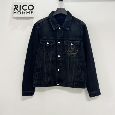 루이B통 LV 시그니처 스티칭 트러커 데님 자켓 (1:1 HIGH PREMIUM)