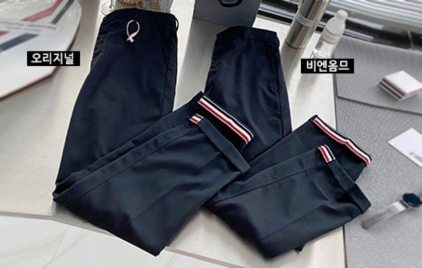 톰*라운 밑단 삼선포인트 슬랙스 (PREMIUM)