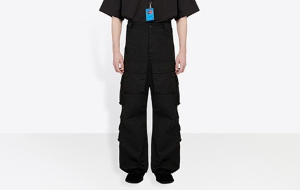 발렌시A가 코튼 개버딘 카고 팬츠 (PREMIUM)