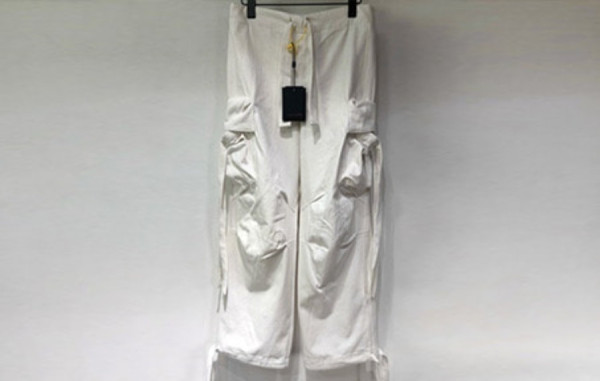 루이B통 스트랩 카고 포켓 팬츠 화이트 (PREMIUM)