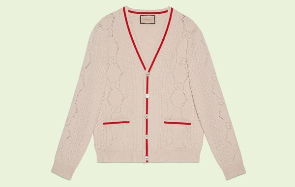 9찌 GG 니트 양모 가디건 (PREMIUM)