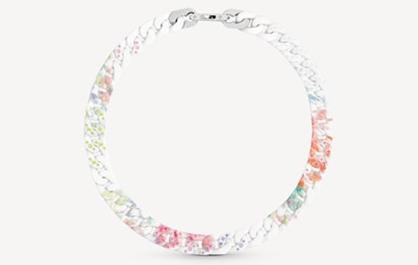 루이B통 파스텔 체인 링크 목걸이