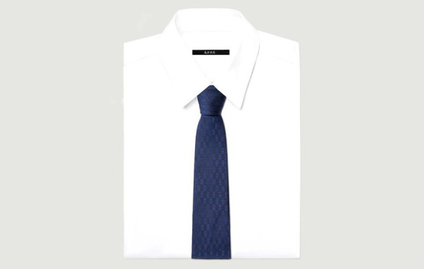 9찌 23SS 기하학적 실크 자카드 넥타이 (HIGH QUALITY)