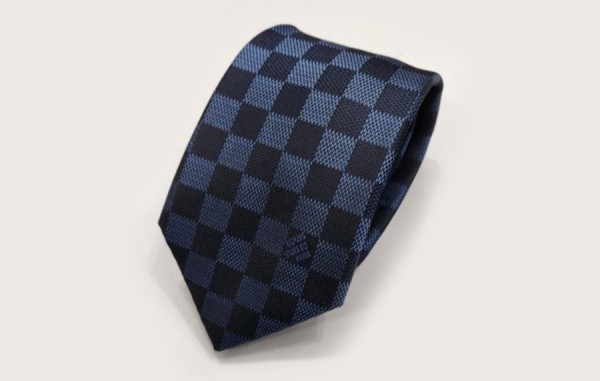 루이B통 23SS 다미에 패턴 실크 넥타이 (HIGH QUALITY)