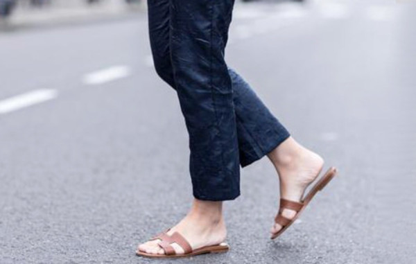 H르메스 이태리산 최상급 가죽 오란 A (플랫)