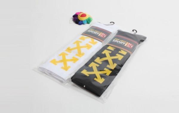 OFF 옐로우 XXX 중목 삭스 (2color)