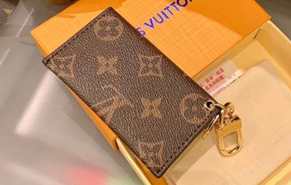 루이B통 모노그램 지갑 키홀더