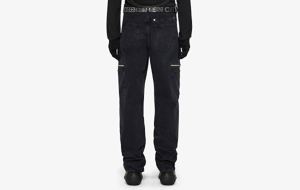 G방시 지퍼 데님 카고 팬츠 (PREMIUM)