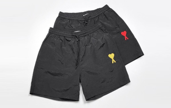 A미 하트로고 비치 팬츠 (2color)