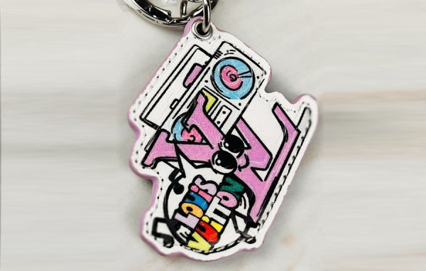 루이B통 모노그램 코믹스 백 참 & 키 홀더 (HIGH QUALITY)