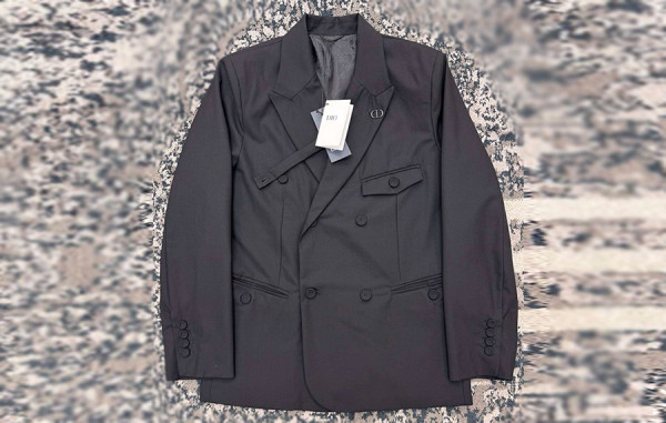 D올 버튼 스트랩 더블 브레스트 자켓 & 테일러드 치노 팬츠 (PREMIUM)