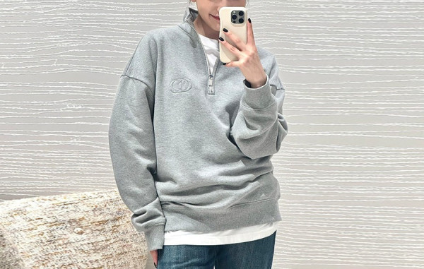 D올 Icon 하프 지퍼 스웨트 티셔츠 & 팬츠 (PREMIUM)