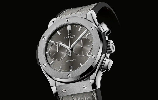 H*BLOT 클래식퓨전 크로노그래프 티타늄 레이싱그레이 가죽스트랩 45mm 1:1 최상급 (싱크 98.6%)