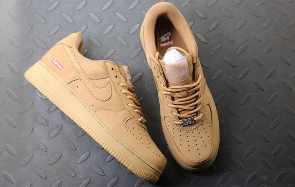 N*KE X 슈프림 에어포스1 로우 브라운 (PREMIUM)