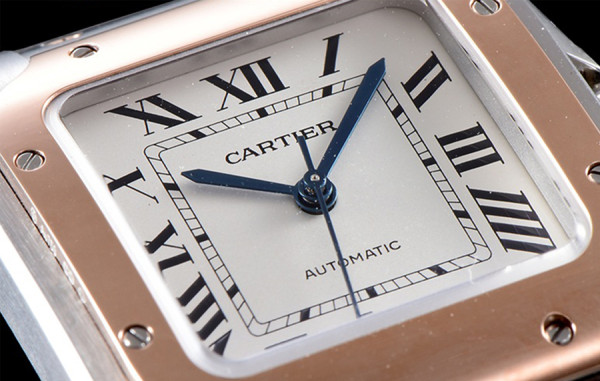 까르*에 산토스 로즈골드 콤비 미디움 41.9mm×35.1mm 1:1 최상급 (싱크 98.6%)