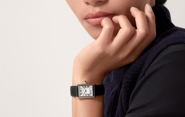 까르*에 탱크 머스트 스틸 가죽스트랩 스몰 쿼츠 29.5mm×22mm 1:1 최상급 (싱크 97.6%)