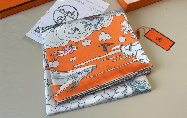 H르메스 누아주 레이스 스카프 (HIGH QUALITY)