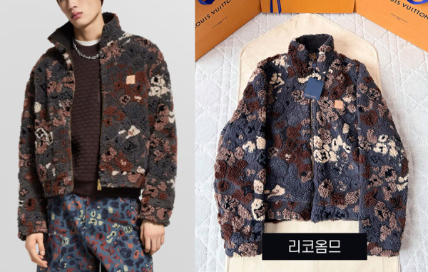 남녀공용 루이B통 LV 레오 테디 리버시블 플리스 블루종 자켓 (1:1 HIGH PREMIUM)