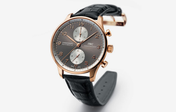 IW* 포르투기저 크로노그래프 회판(성룡 에디션) 로즈골드 레더스트랩 41mm 1:1 최상급 (싱크 98.6%)