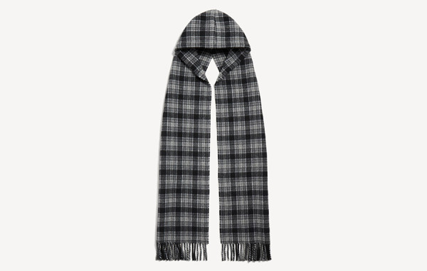 발렌시A가 후디드 스카프 그레이 (PREMIUM)